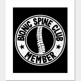 Bionic Spine Club Member Surgery Spinal Fusion Get Well Posters and Art